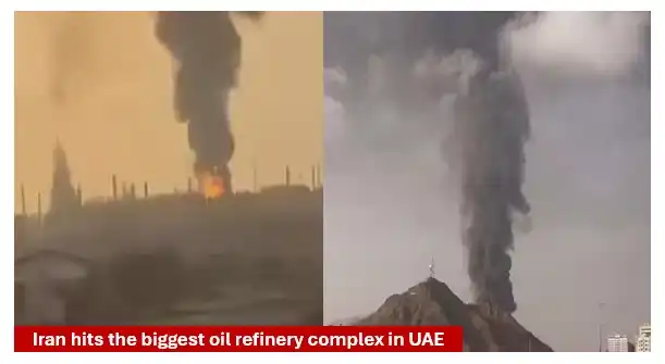Iran hits the biggest oil refinery complex in uae