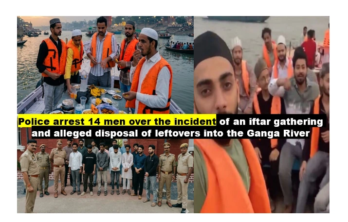 Police arrest 14 men