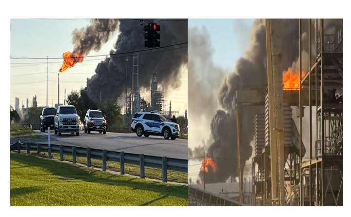A massive explosion