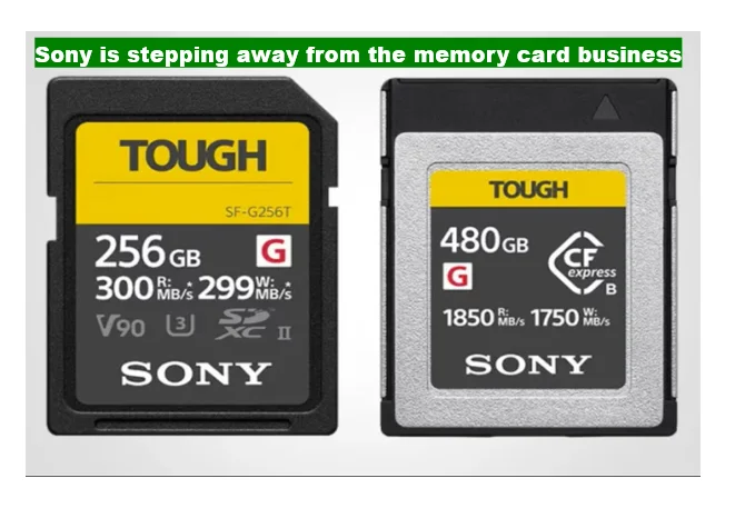 Sony memory cards