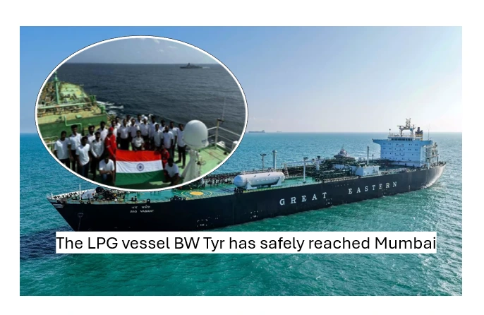 Lpg Supply Relief- Bw Tyr Reaches Mumbai After Tough Hormuz Transit 1 Lpg supply relief