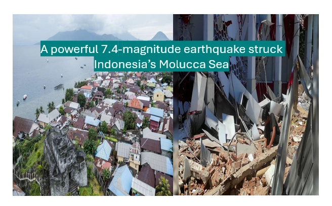 Earthquake hits indonesia’s molucca sea