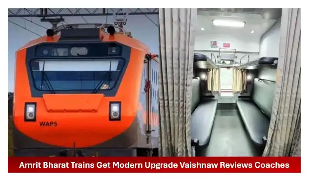 Amrit Bharat Trains Get Modern Makeover As Ashwini Vaishnaw Reviews New Coaches In Delhi 1 Amrit bharat trains get modern makeover