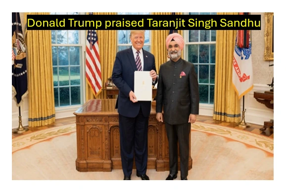 Trump & taranjit singh sandhu