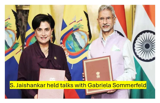 Jaishankar meets gabriela sommerfeld
