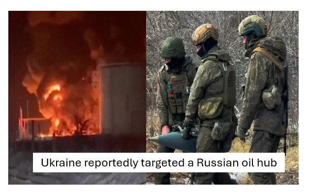 Ukraine strikes russia