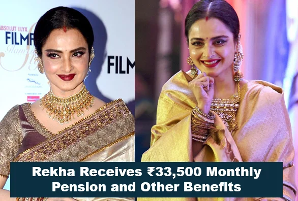Rekha receives monthly pension