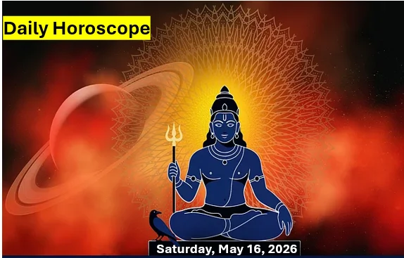 Daily Horoscope - Saturday, May 16, 2026 : Divine Blessings Of Shani Dev And Hanuman Ji 1 Daily horoscope