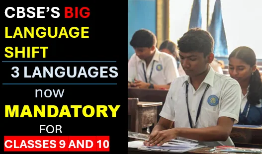 Cbse’s big language shift