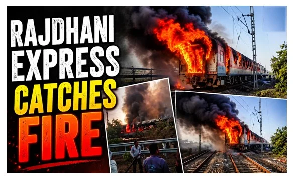 Fire scare on delhi-bound rajdhani express