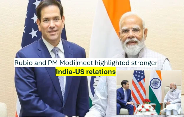 Rubio and modi meet