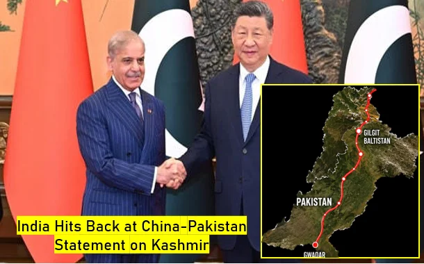 India hits back at china-pakistan statement