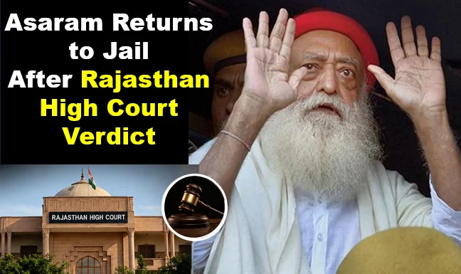 Asaram returns to jail