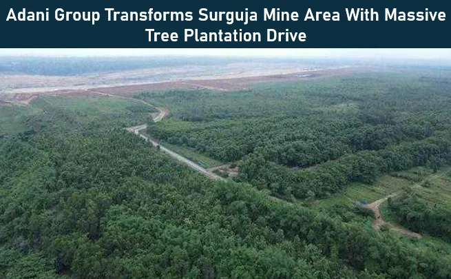 Newspik 35 Surguja coal mine into green landscape