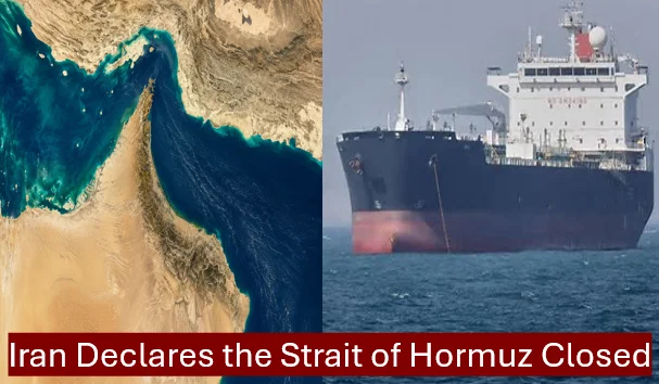 Newspik 7 Iran declares strait of hormuz closed
