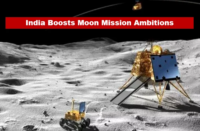 India boosts moon mission ambitions
