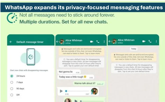 Whatsapp Introduces More Private Messaging With Disappearing View Once Feature 1 Whatsapp introduces more private messaging