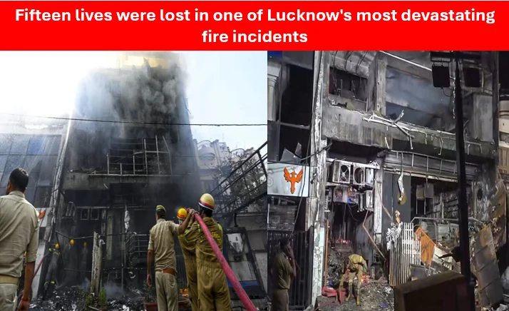 Lucknow Aliganj Fire